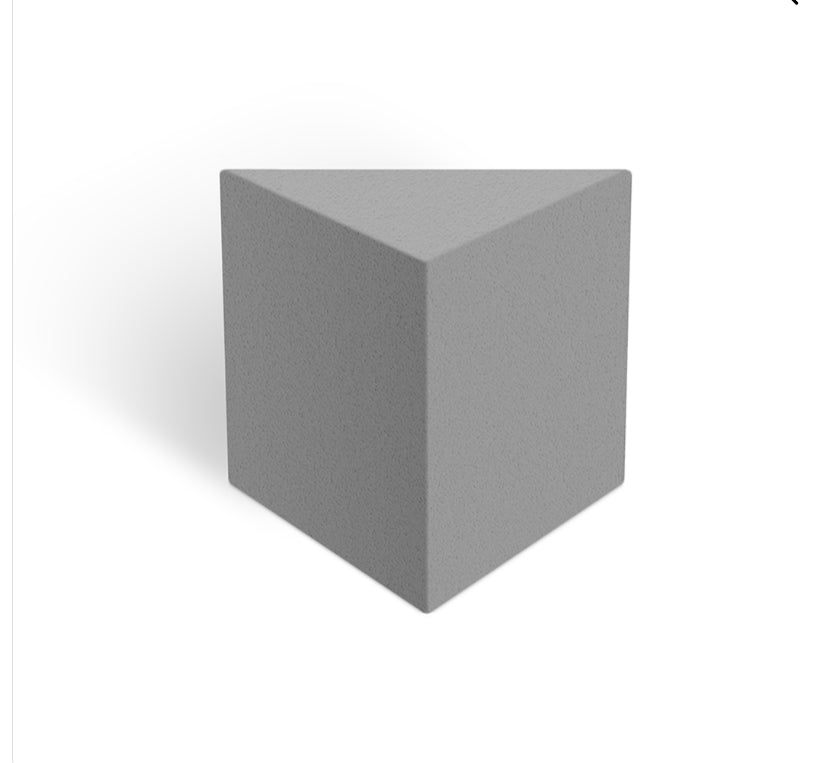 EPS Foam Triangle Shower Bench Seat Coated By Compotite