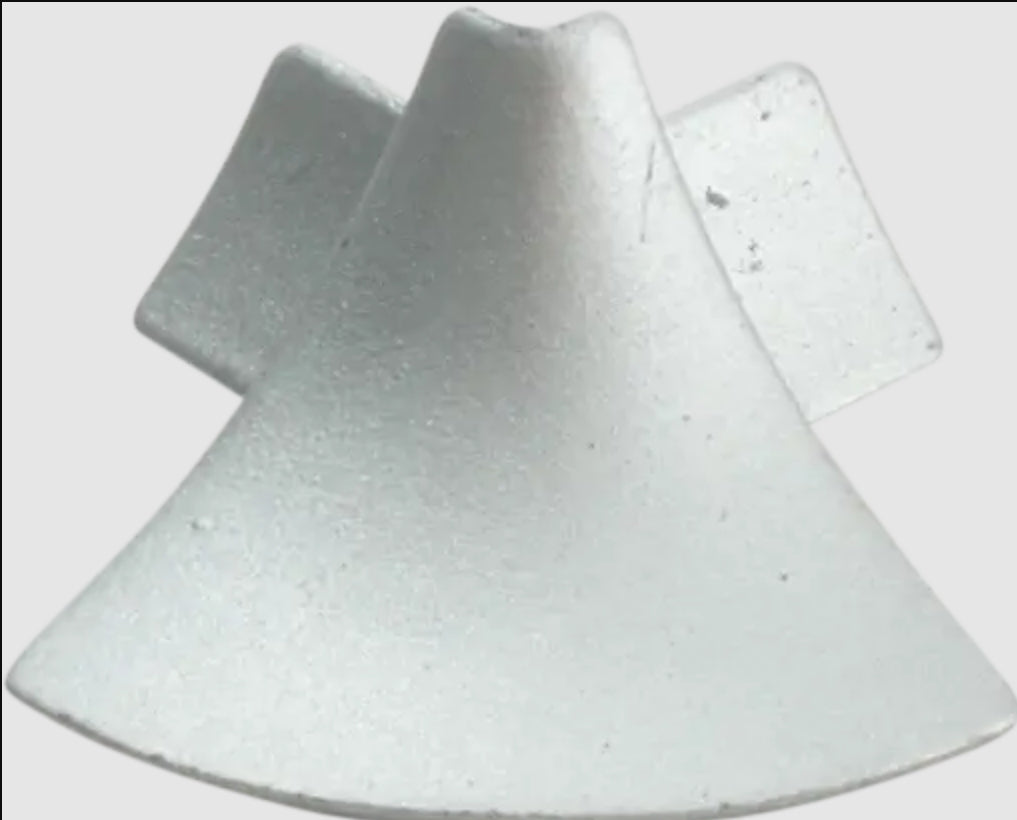 Transition Wall and Floor Connection Trim Matte Black Anodized EXTERNAL CORNER