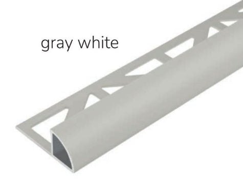 Round Shaped Gray White Grout Match Tile Trim Durondell By Dural 94"