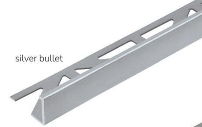 L Shaped Silver Bullet Grout Match Tile Trim Durosol By Dural Full Size 98"