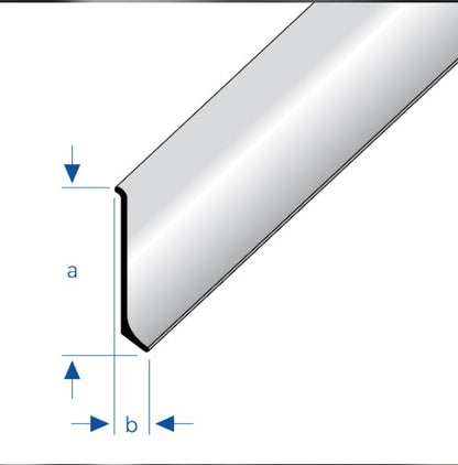 Floor Skirting Construct Nickel Titanium Anodized 94"