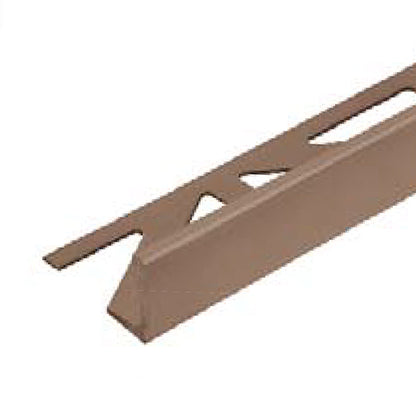 L Shape Edge Tile Trim Pale Brown Durasol 94"