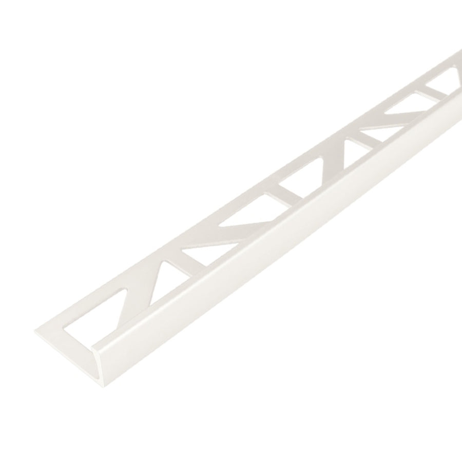 L Shape Edge Tile Trim Warm White Durasol 94"