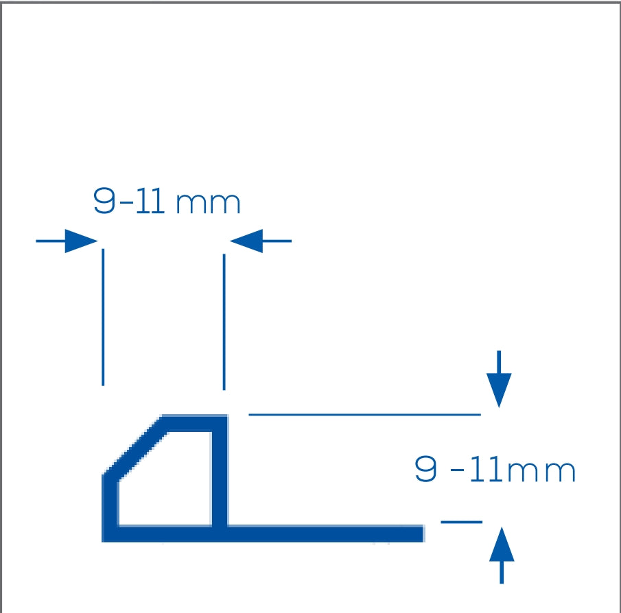 Diamond Edge Tile Trim Sand Duraplus 94"