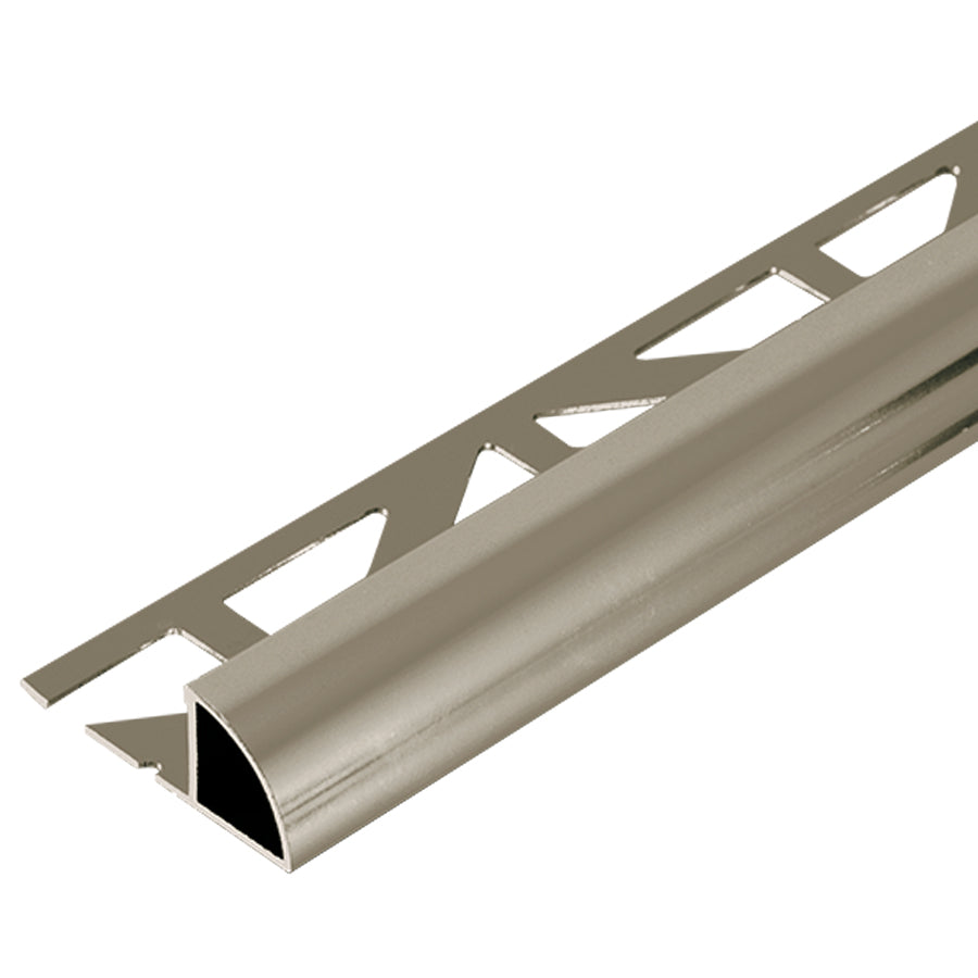 Round Edge Tile Trim High Gloss Nickel Durondell 94" – The Installers Depot