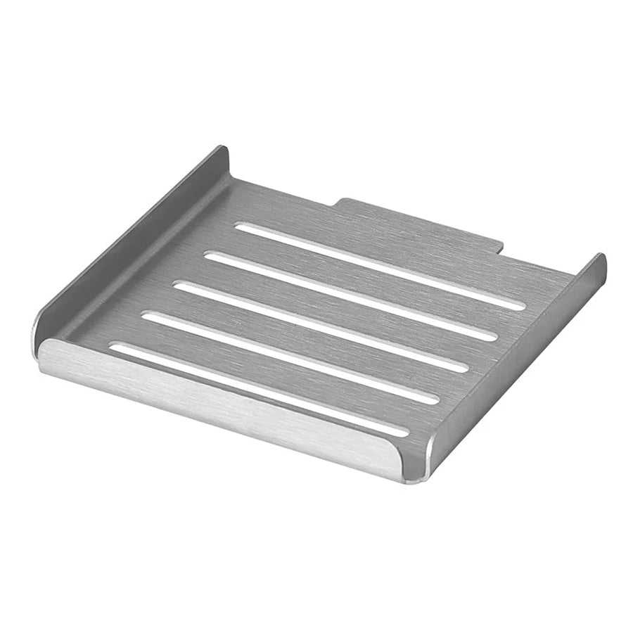 Floating Soap Dish Mini Tray Tile Shower Shelf with Railing Stainless Steel Line Design Ti-Shelf