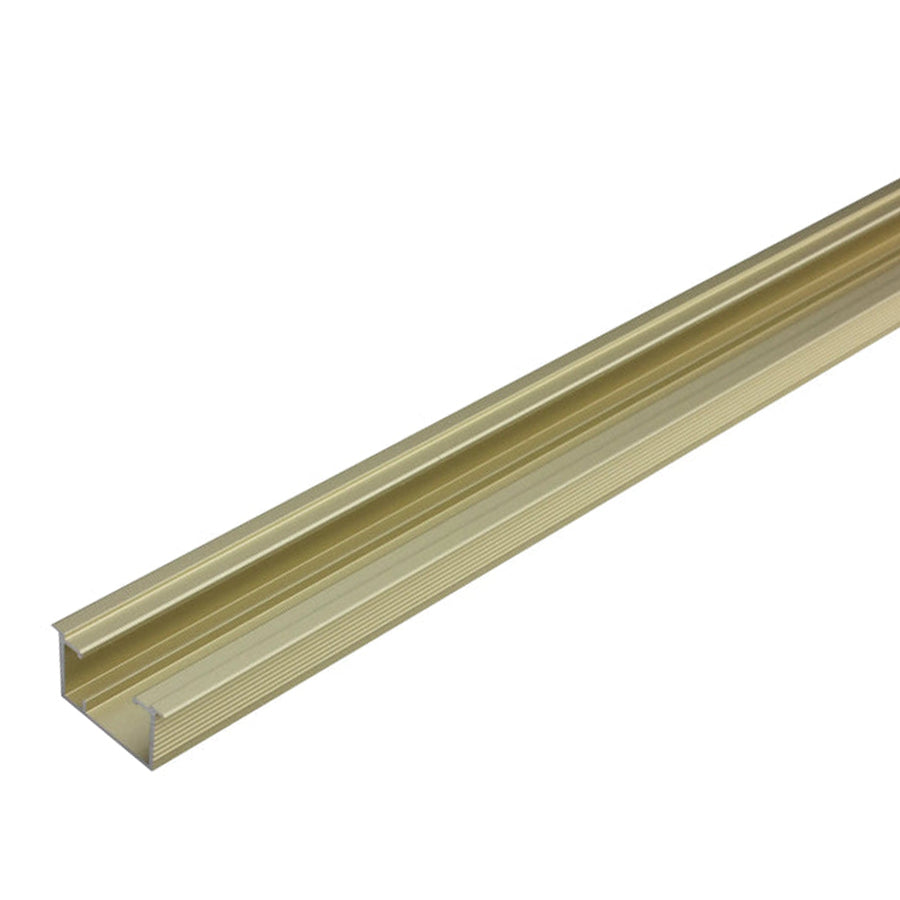 LED Tile Profile Edge Base Trim Champagne Duralis 94"