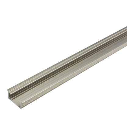 LED Tile Profile Edge Base Trim Nickel Duralis 94"