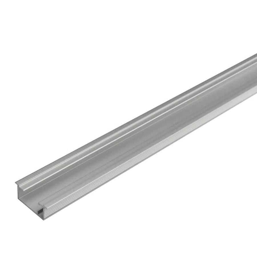 LED Tile Profile Edge Base Trim Silver Duralis 94"