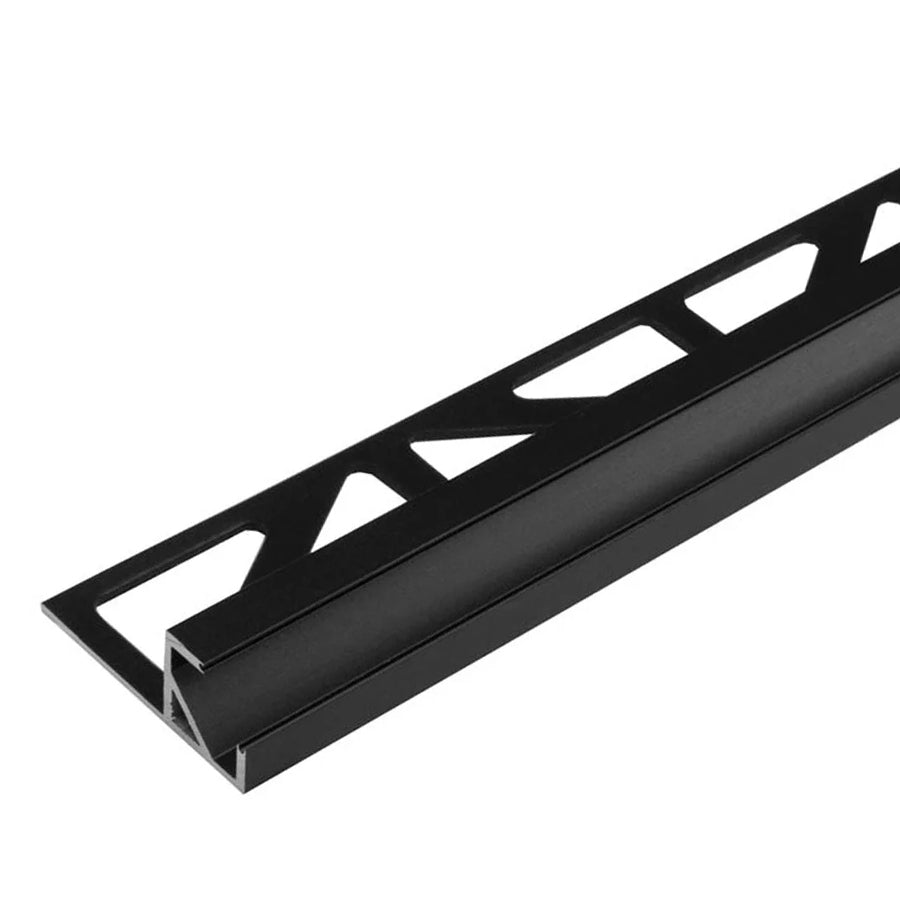 LED Tile Profile Edge Trim Matte Black Squareline 94