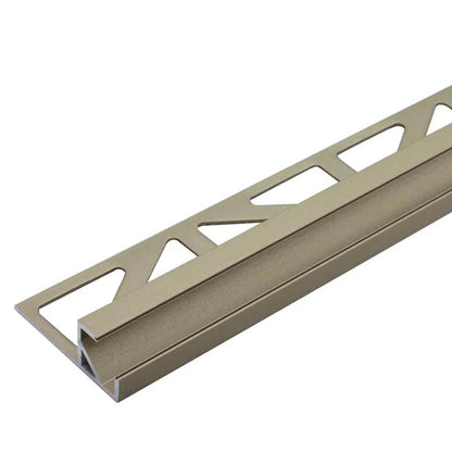 LED Tile Profile Edge Trim Nickel Squareline 94"