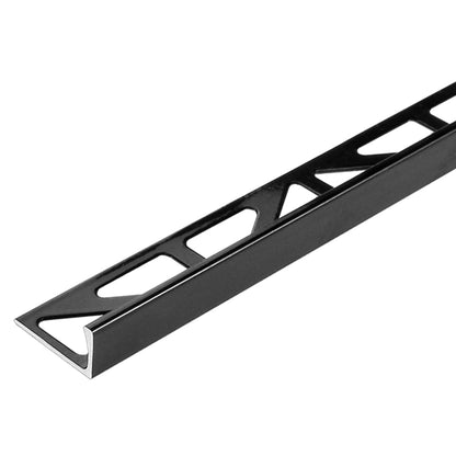 L Shape Edge Tile Trim Matte Black Durasol 94"