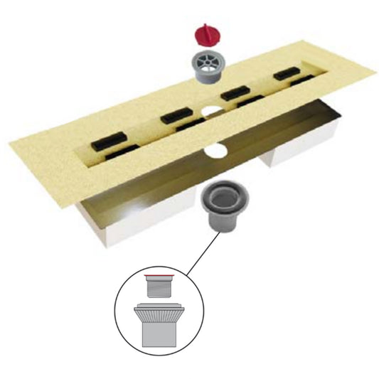 Linear Shower Channel Substructural Base MyVario