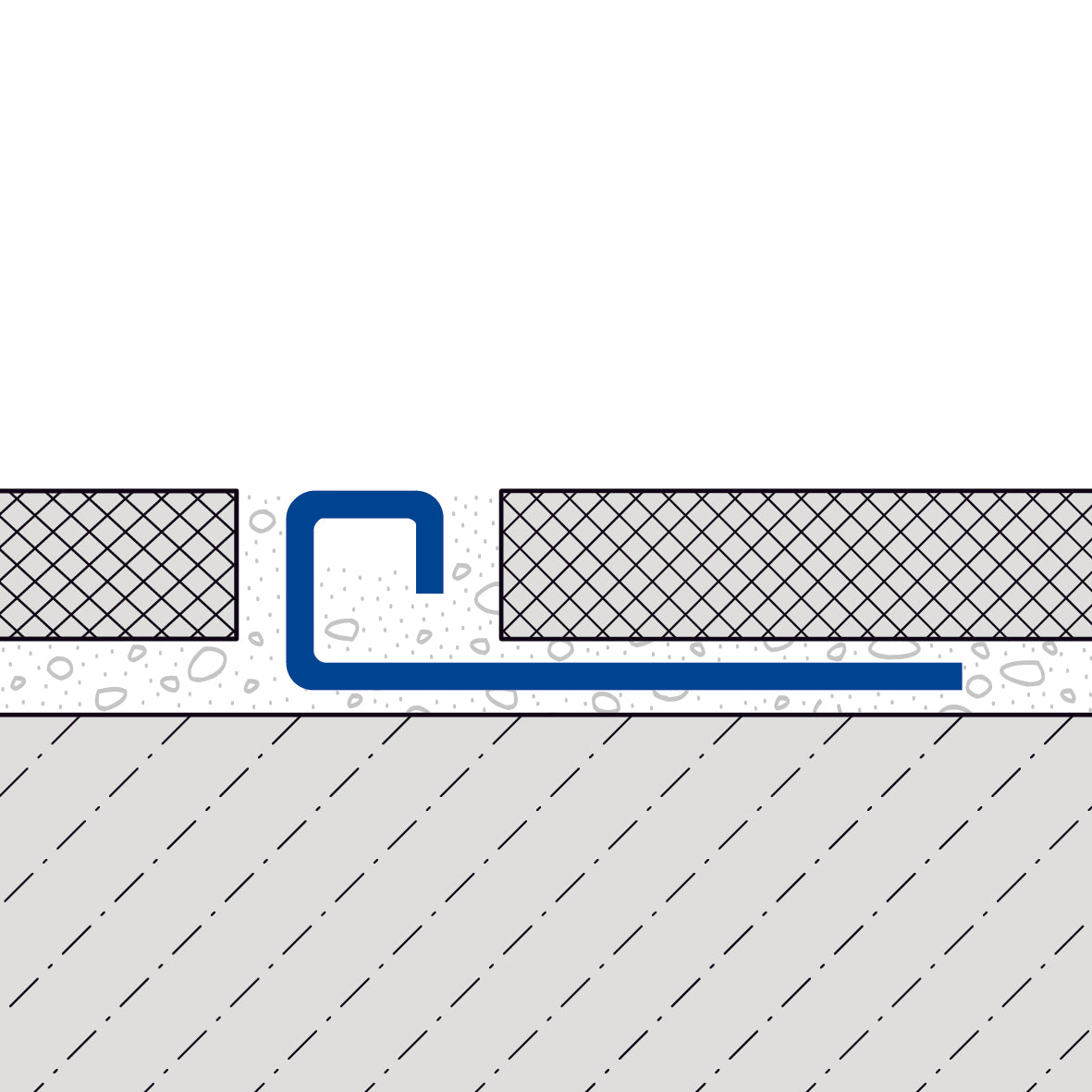 SQUARELINE☆Dane Square Edge Tile Box Trim Stainless Steel Brushed Squareline