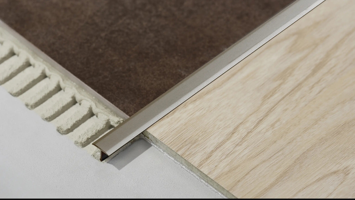 Transition Floor Cover Profile Nickel Titanium 94" T Floor