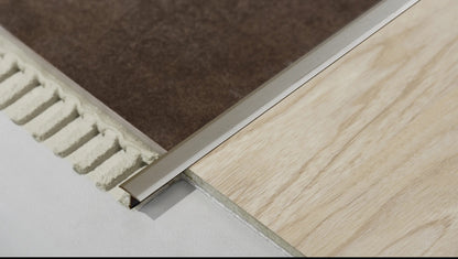 Transition Floor Cover Profile Nickel Titanium 94" T Floor