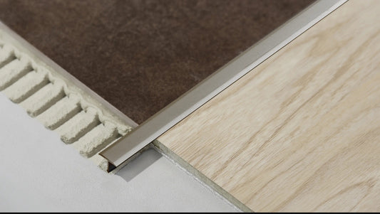 Transition Floor Cover Profile Nickel Titanium 94" T Floor