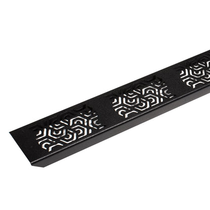 Linear Drain Grate and Drain Channel PENTA Design Matte Black MyVario