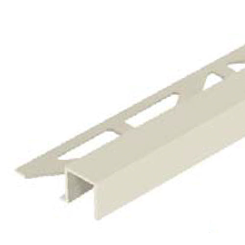 Square Edge Tile Box Trim Oyster White Powder Coated Squareline 94"